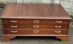 Rare Large Arts & Crafts Oak Plan Chest Coffee Table
