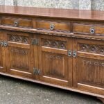 Old Charm Hertford Solid Oak 4 Door Sideboard