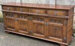 Old Charm Hertford Solid Oak 4 Door Sideboard