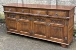 Old Charm Hertford Solid Oak 4 Door Sideboard - Image 2