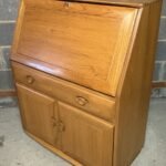 Very Clean Modern Ercol Writing Bureau Desk Cabinet
