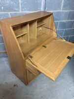 Very Clean Modern Ercol Writing Bureau Desk Cabinet - Image 3