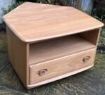 Fine Modern Ercol TV Corner Cabinet - Image 2