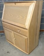 Fine Modern Ercol Writing Bureau Desk Cabinet