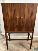 VERY RARE RETRO ROSEWOOD DANISH KURT OSTERVIG DRINKS CABINET - Image 4