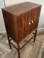 VERY RARE RETRO ROSEWOOD DANISH KURT OSTERVIG DRINKS CABINET - Image 5