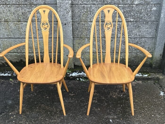 SUPERB MODERN ERCOL SWAN QUAKER ARMCHAIR - Image 3