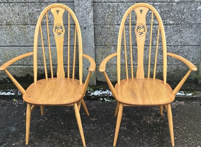 SUPERB MODERN ERCOL SWAN QUAKER ARMCHAIR - Image 5