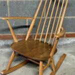 FINE RARE ERCOL GOLDSMITHS ROCKING ARMCHAIR