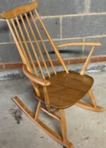 FINE RARE ERCOL GOLDSMITHS ROCKING ARMCHAIR - Image 3
