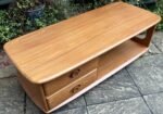 FINE MODERN ERCOL TV CABINET MINERVA COFFEE TABLE - Image 3