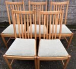 GOOD MODERN SET OF 6 ERCOL PENN DINING CHAIRS - Image 2