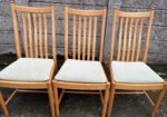 GOOD MODERN SET OF 6 ERCOL PENN DINING CHAIRS - Image 3