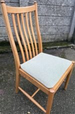 GOOD MODERN SET OF 6 ERCOL PENN DINING CHAIRS - Image 5