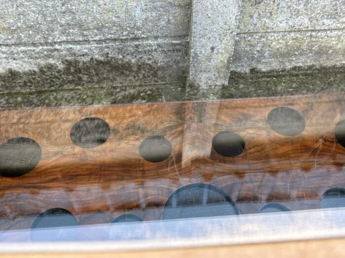 VERY RARE ART DECO WALNUT DRINKS COCKTAIL CABINET MINT - Image 5