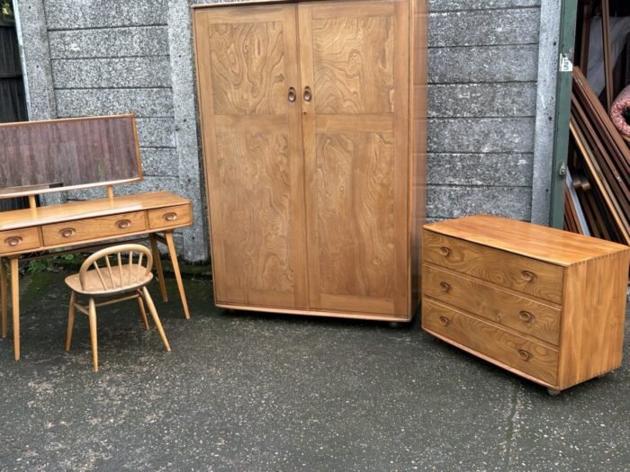 SUPERB RETRO ERCOL DRESSING TABLE EARLY 1960s - Image 5