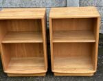 FINE PAIR OF ERCOL BEDSIDE CABINETS STANDS - Image 2