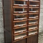 Rare Oak 16 Drawer Haberdashery Shop Cabinet