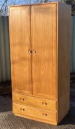 Very Rare Large Modern Ercol 2 Door Wardrobe
