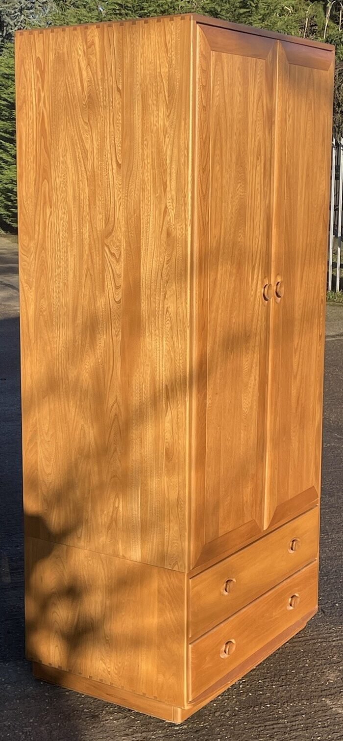 Very Rare Large Modern Ercol 2 Door Wardrobe - Image 3