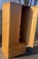 Very Rare Large Modern Ercol 2 Door Wardrobe - Image 4