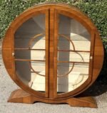 SUPERB WALNUT ART DECO 2 DOOR DISPLAY CABINET AMAZING VENEERS WE DELIVER | eBay UK - Image 3