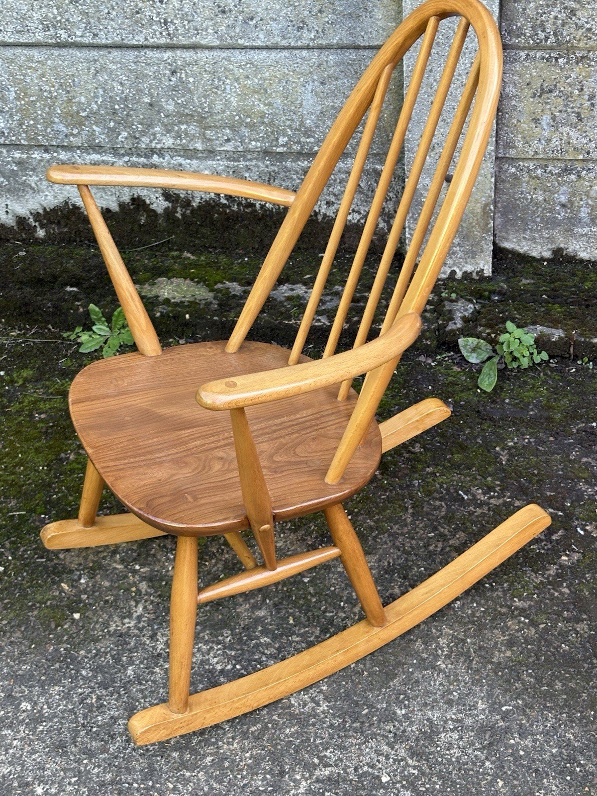 s-l1600-742.jpg Rare Ercol Quaker Rocking Armchair Vintage Retro Chair - Image 1