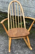 Rare Ercol Quaker Rocking Armchair Vintage Retro Chair - Image 3