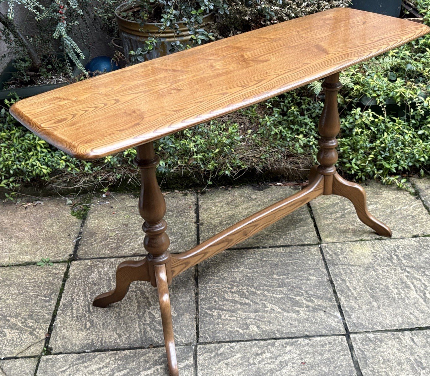 s-l1600-747.jpg MODERN ERCOL CONSOLE TABLE - Image 1