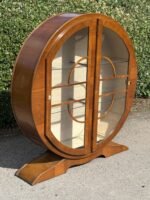 SUPERB WALNUT ART DECO 2 DOOR DISPLAY CABINET AMAZING VENEERS WE DELIVER | eBay UK - Image 4