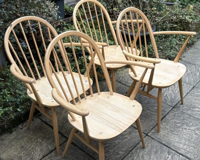 Modern Ercol Armchair Solid Ash & Beech - Image 2