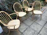 Modern Ercol Armchair Solid Ash & Beech - Image 3