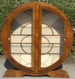 SUPERB WALNUT ART DECO 2 DOOR DISPLAY CABINET AMAZING VENEERS WE DELIVER | eBay UK - Image 5