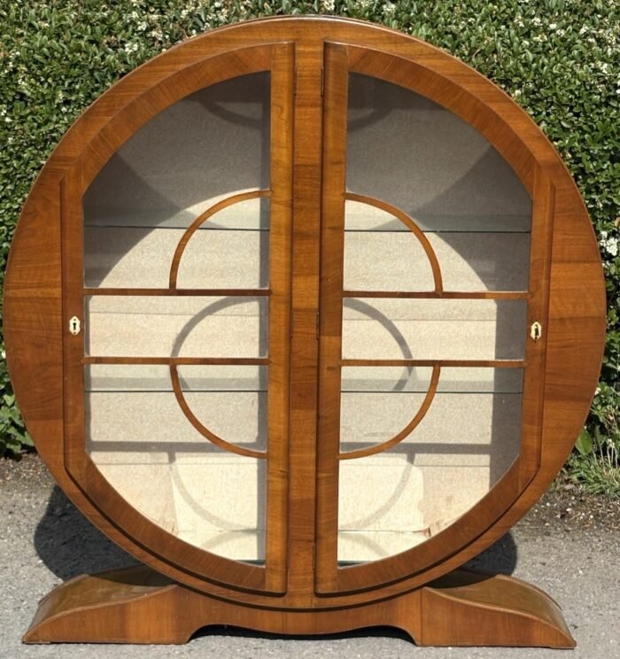 SUPERB WALNUT ART DECO 2 DOOR DISPLAY CABINET AMAZING VENEERS WE DELIVER | eBay UK - Image 5