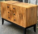 Rare Art Deco Walnut Sideboard Stunning Veneers - Image 4