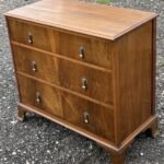 Rare Waring & Gillows Art Deco Walnut Chest of Drawers