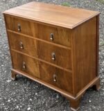 Rare Waring & Gillows Art Deco Walnut Chest of Drawers
