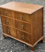 Rare Waring & Gillows Art Deco Walnut Chest of Drawers - Image 2