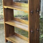 Antique Arts & Crafts Solid Oak Bookcase