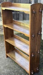 Antique Arts & Crafts Solid Oak Bookcase - Image 2