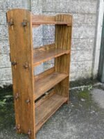 Antique Arts & Crafts Solid Oak Bookcase - Image 4