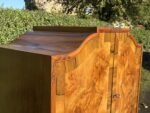 Superb Walnut Art Deco Tallboy Cabinet - Image 5