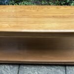 Modern Rare Ercol Coffee Table Solid Ash