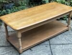 Modern Rare Ercol Coffee Table Solid Ash - Image 4