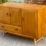 Fine Retro Ercol Three Door Sideboard