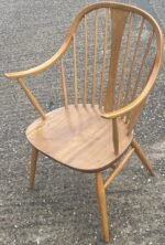 Rare Ercol Cowhorn 524 Adult Armchair - Image 2