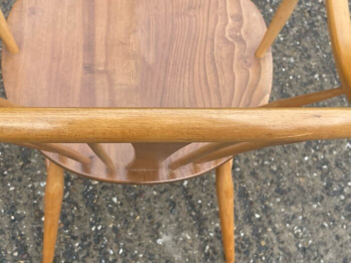 Rare Ercol Cowhorn 524 Adult Armchair - Image 4