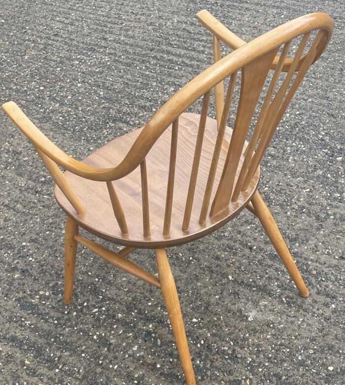 Rare Ercol Cowhorn 524 Adult Armchair - Image 5