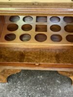 VERY RARE ART DECO WALNUT DRINKS CABINET - Image 4