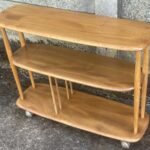 FINE RETRO ERCOL TROLLEY STAND ROOM DIVIDER